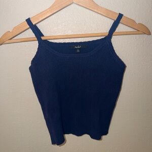 navy blue papaya tank top
